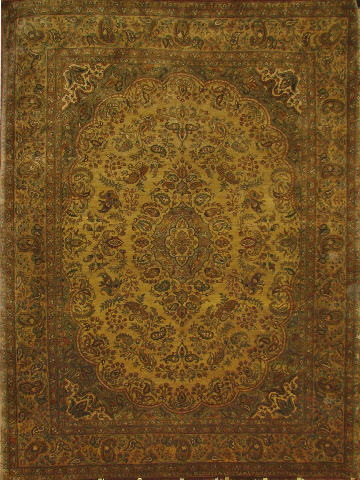 Clearance & Discount Rugs MA-6 0371 Ivory - Beige Hand Knotted Rug
