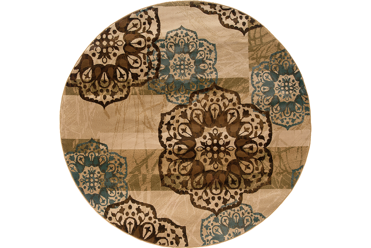 Contemporary & Transitional Rugs HUDSON 2797C Ivory - Beige Machine Made Rug