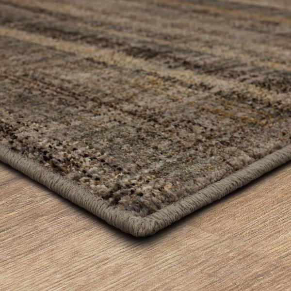 Contemporary & Transitional Rugs Fowler Gray Lt. Grey - Grey & Lt. Brown - Chocolate Machine Made Rug