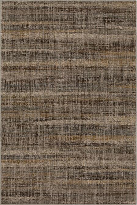 Contemporary & Transitional Rugs Fowler Gray Lt. Grey - Grey & Lt. Brown - Chocolate Machine Made Rug