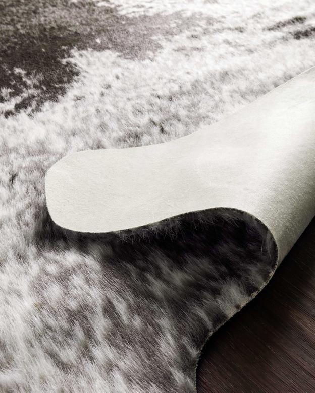 Animal Print Rugs & Cow Hides GRAND CANYON GC-03 Ivory - Beige & Black - Charcoal Machine Made Rug