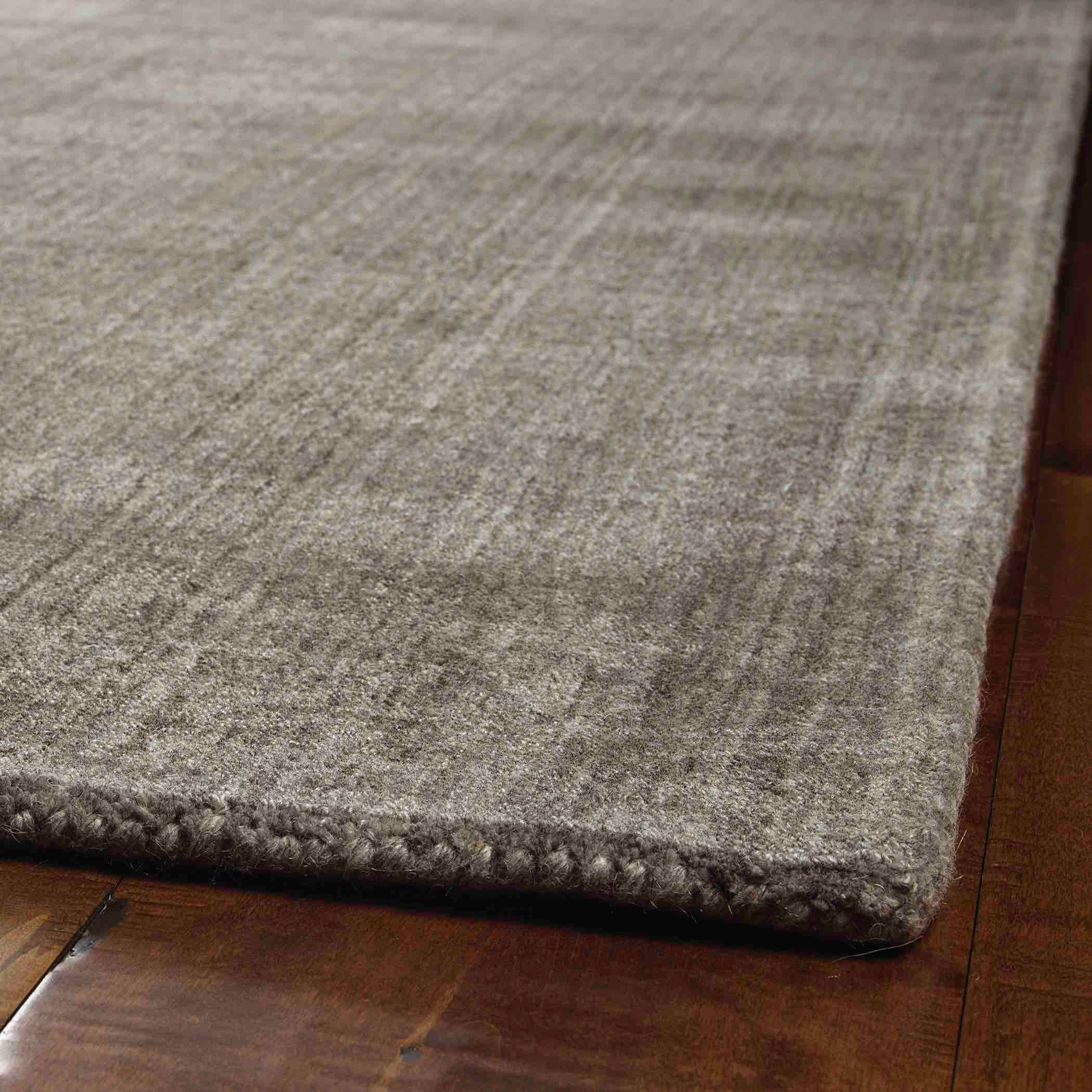 Contemporary & Transitional Rugs Divinity Rug Heather Black - Charcoal & Lt. Grey - Grey Hand Tufted Rug