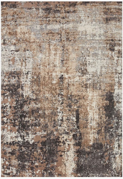 Contemporary & Transitional Rugs Theory THY-04 Taupe/Grey Camel - Taupe & Lt. Grey - Grey Machine Made Rug