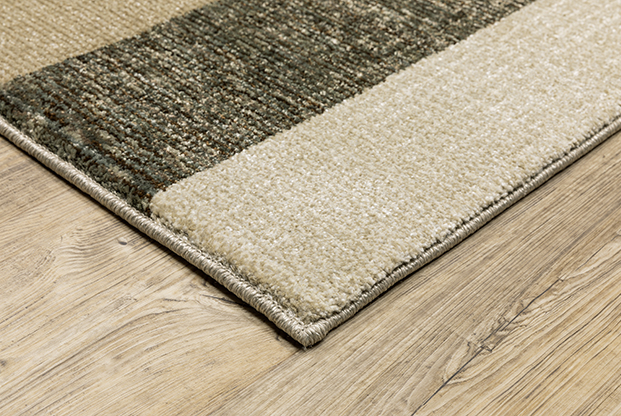 Casual & Solid Rugs Strada STR02 Camel - Taupe & Lt. Brown - Chocolate Machine Made Rug
