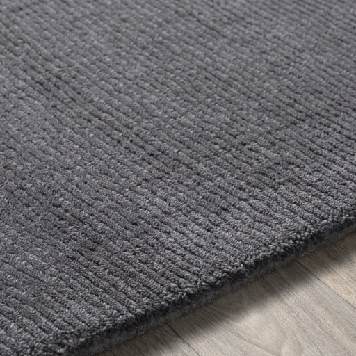 Casual & Solid Rugs Mystique M-341  Black - Charcoal Hand Loomed Rug