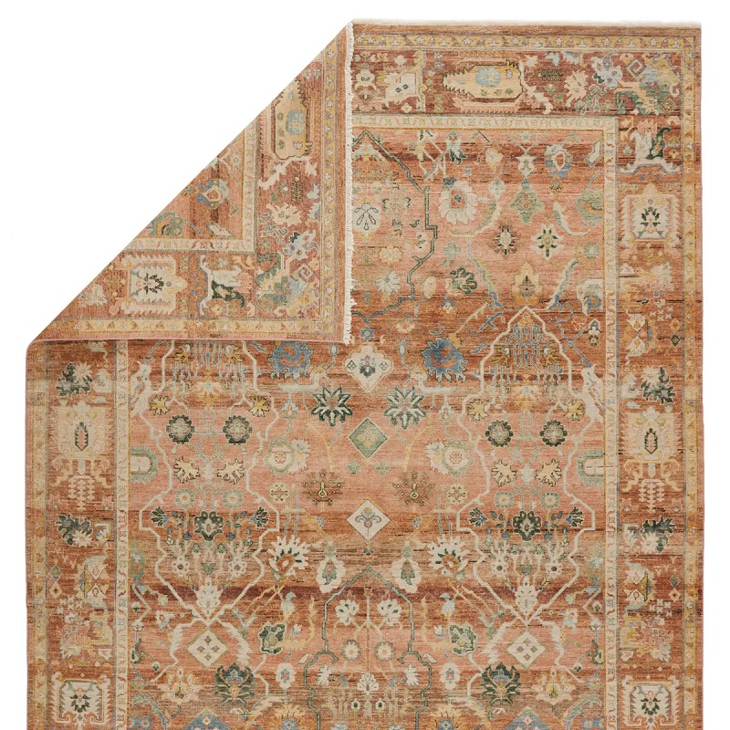 Antique Style Rugs Someplace In Time SPT04 Rust - Orange Hand Knotted Rug