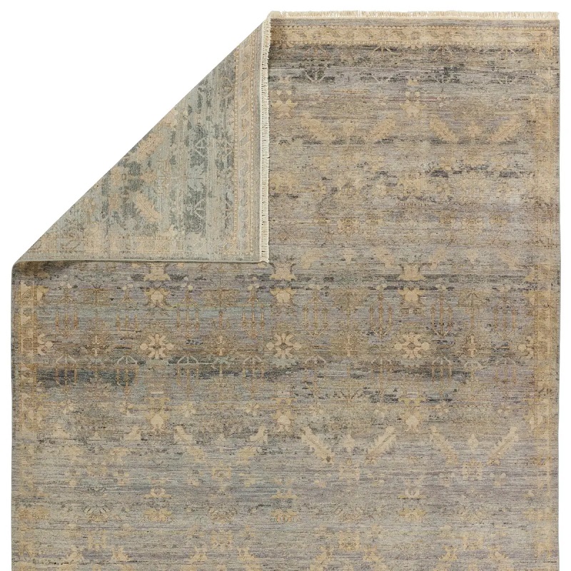 Antique Style Rugs Someplace In Time SPT20 Lt. Grey - Grey & Camel - Taupe Hand Knotted Rug