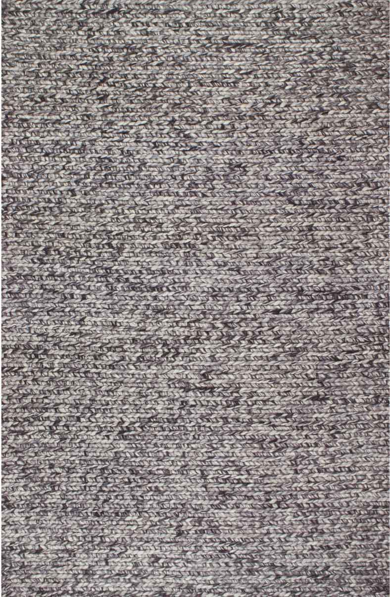 Casual Rugs & Solid Rugs BAHA BA44SMOKE Lt. Grey - Grey Hand Woven Rug