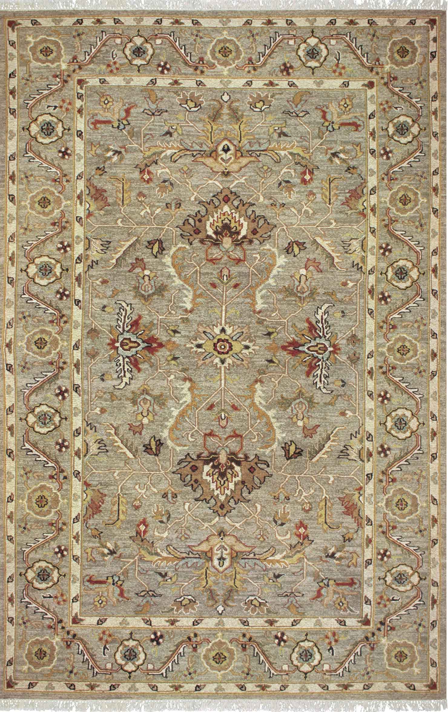 Traditional & Oriental Rugs TARA TR-350STONE Camel - Taupe Flat weave Rug