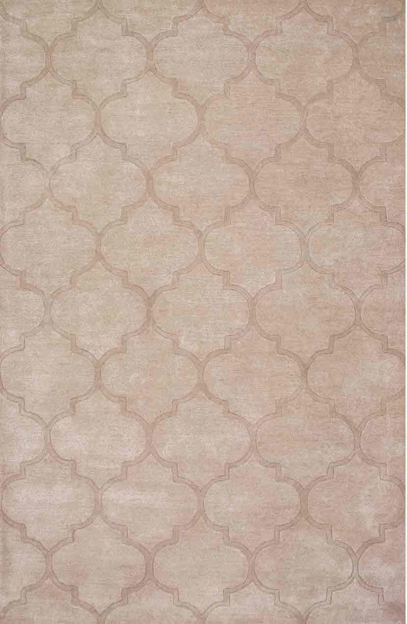 Solid & Strip Rugs REX RF-493NEUTRAL Ivory - Beige Hand Crafted Rug