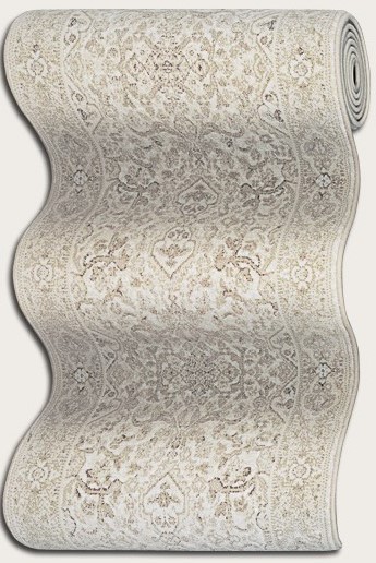 Hall & Stair Runner Rugs Marina CB10/4001A Lt. Grey - Grey Machine Made Rug