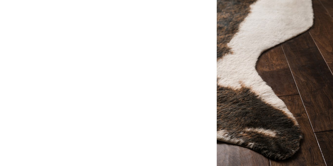 Animal Print Rugs & Cow Hides GRAND CANYON GC-05 Ivory - Beige & Lt. Brown - Chocolate Machine Made Rug