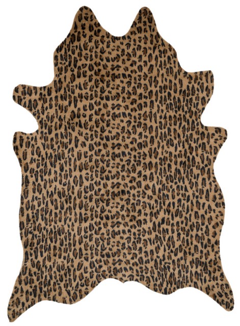 Animal Print Rugs & Cow Hides GRAND CANYON GC-08 Camel - Taupe & Black - Charcoal Machine Made Rug