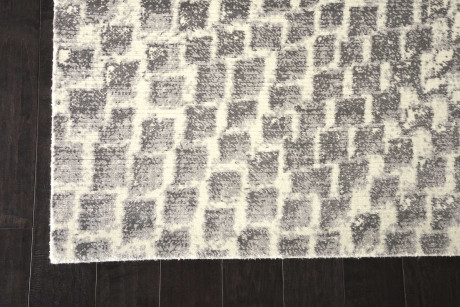 Contemporary Rugs & Transitional Rugs Twilight TWI08 CRM Ivory - Beige & Lt. Grey - Grey Machine Made Rug