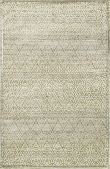 Transitional & Casual Rugs NYLA NY-01 Ivory - Beige Machine Made Rug