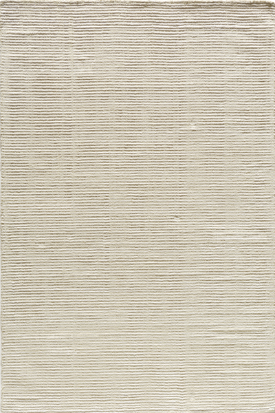 Casual & Solid Rugs HUDSON HU-01 Ivory - Beige Machine Made Rug