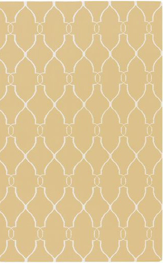 Woven Rugs FALLON FAL-1001 Lt. Gold - Gold Flat weave Rug