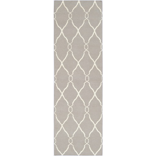 Woven Rugs FALLON FAL-1003 Lt. Grey - Grey Flat weave Rug