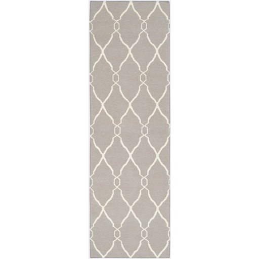 Flat Woven Rugs FALLON FAL-1003 Lt. Grey - Grey Flat weave Rug