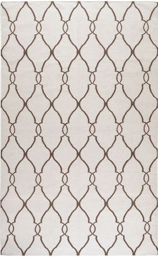 Woven Rugs FALLON FAL-1009 Ivory - Beige Flat weave Rug
