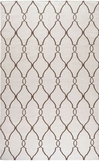 Flat Woven Rugs FALLON FAL-1009 Ivory - Beige Flat weave Rug