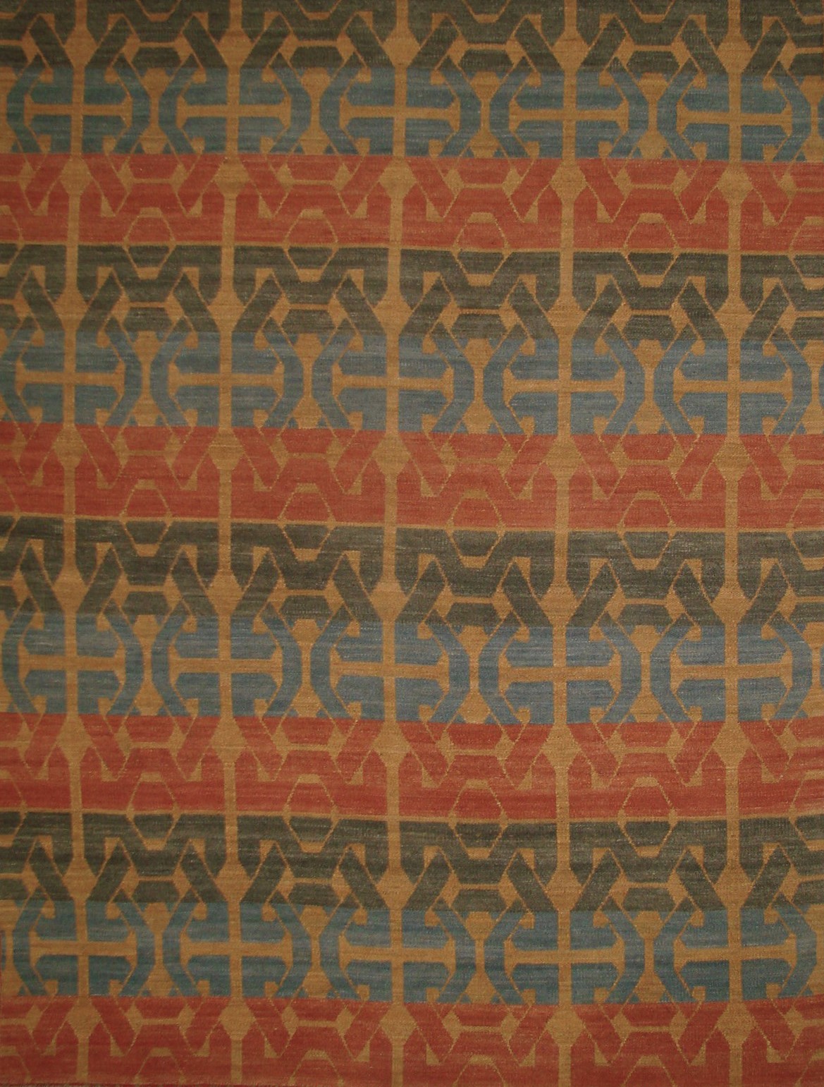 Woven Rugs DH-WV SD-19 WB Rust - Orange & Multi Flat weave Rug