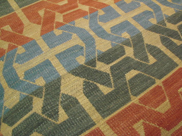 Woven Rugs DH-WV SD-19 WB Rust - Orange & Multi Flat weave Rug