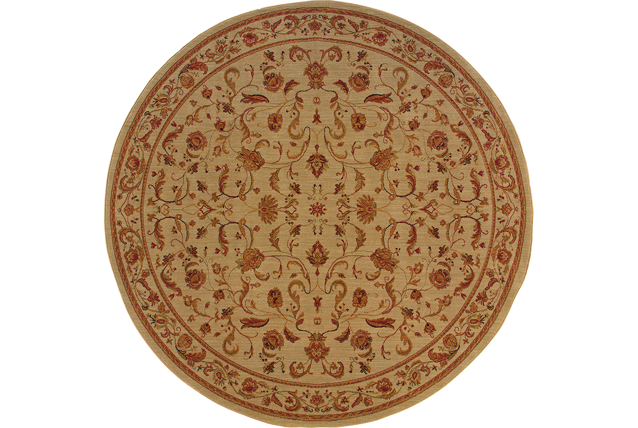 Traditional & Oriental Rugs ALLURE 2A Ivory - Beige Machine Made Rug