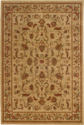 Traditional & Oriental Rugs ALLURE 2A Ivory - Beige Machine Made Rug