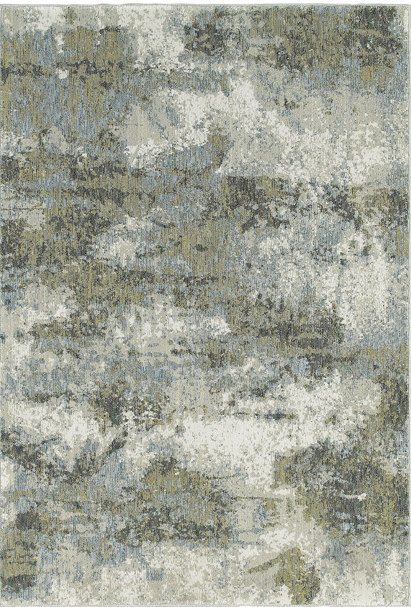 Contemporary & Transitional Rugs EVOLUTION 8039E Lt. Blue - Blue & Aqua - Lt. Green Machine Made Rug