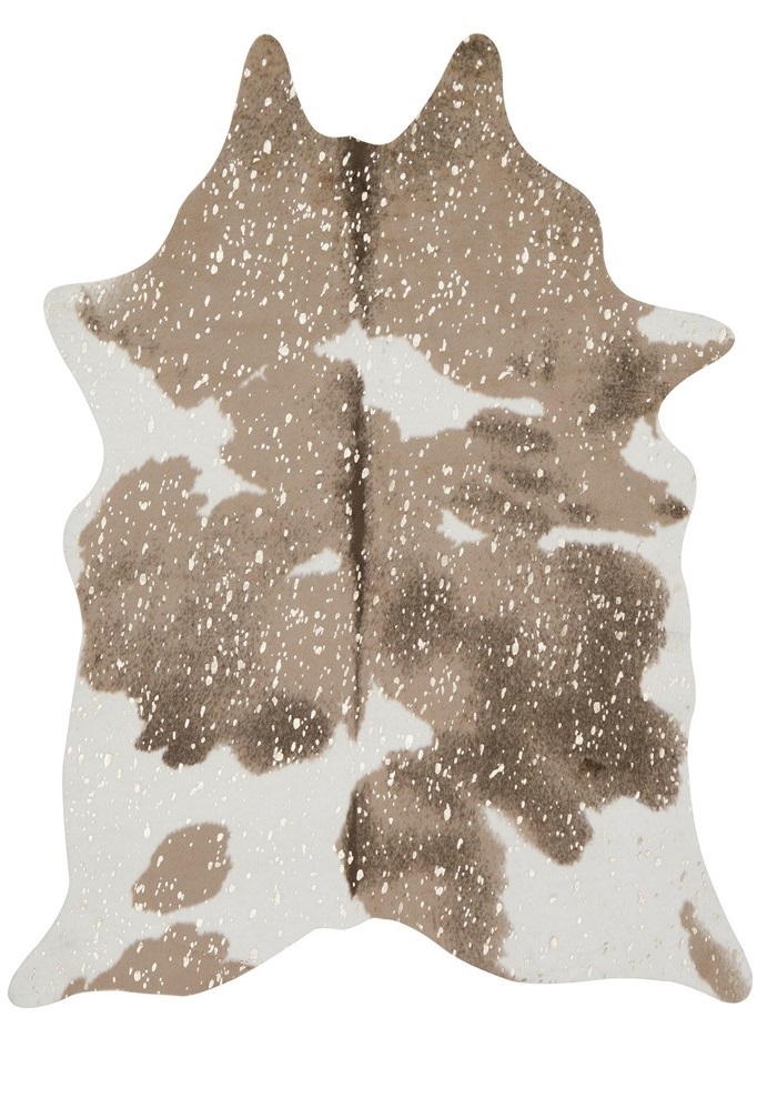 Animal Print Rugs & Cow Hides BRYCE BZ-06 Lt. Brown - Chocolate & Camel - Taupe Machine Made Rug