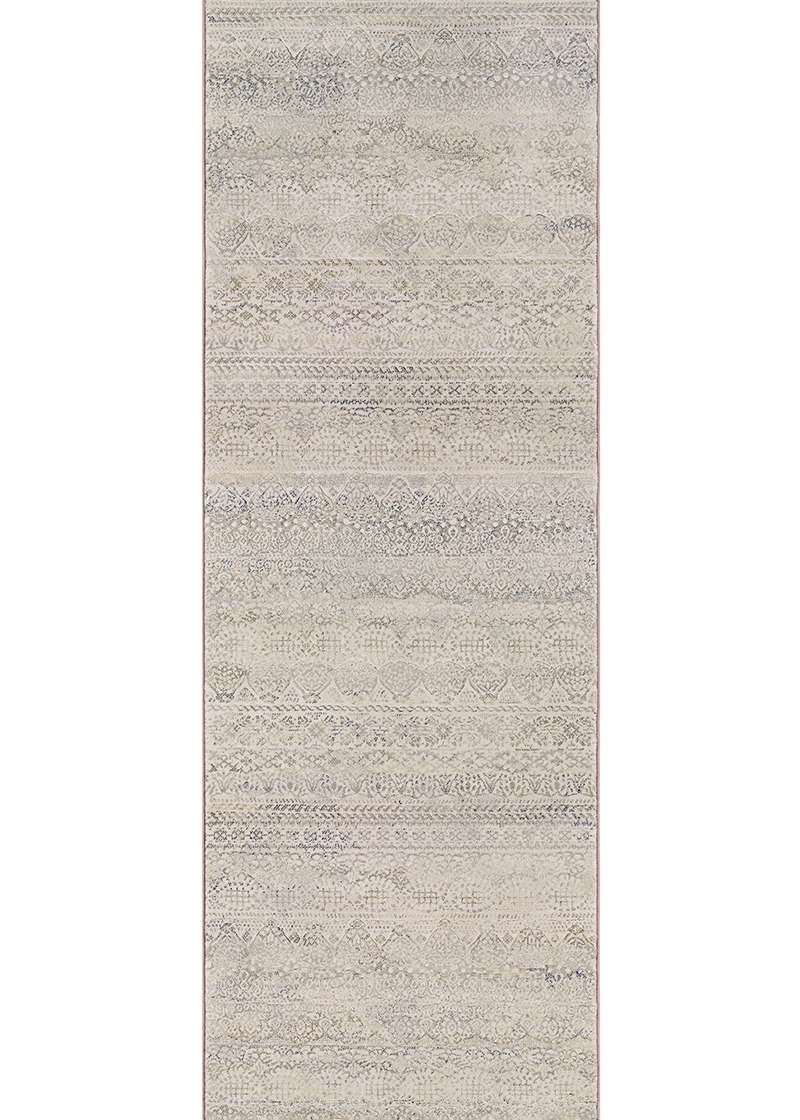 Transitional & Casual Rugs EASTON-CAPELLA 6822/6575 Ivory - Beige & Lt. Grey - Grey Machine Made Rug