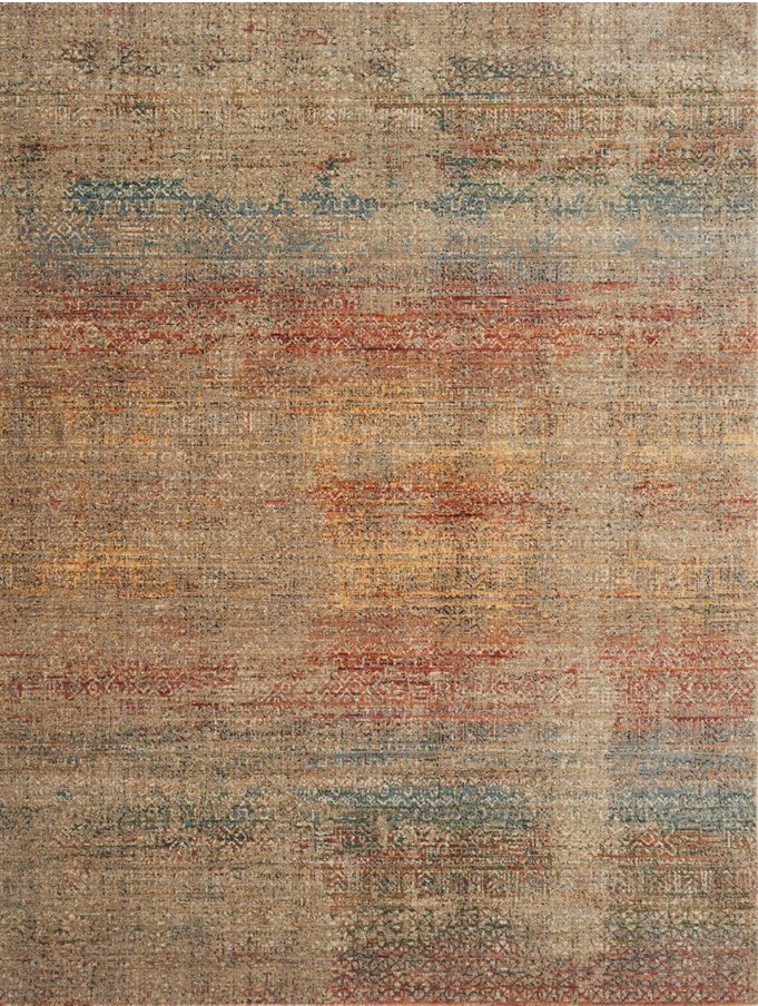 Contemporary Rugs & Transitional Rugs JAVARI SMOKE/PRISM JV-05 Multi Machine Made Rug