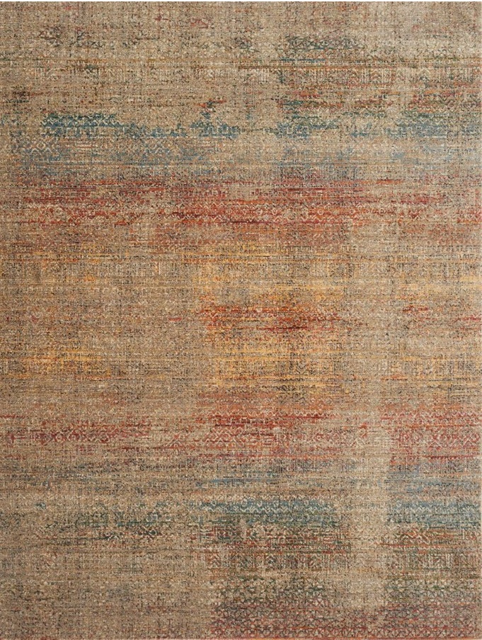 Contemporary & Transitional Rugs JAVARI SMOKE/PRISM JV-05 Multi Machine Made Rug