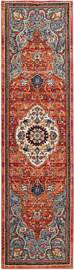 Traditional & Oriental Rugs Spice Market PETRA MULTI 90661-90097 Red - Burgundy & Multi Machine Made Rug