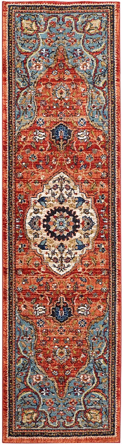 Traditional & Oriental Rugs Spice Market PETRA MULTI 90661-90097 Red - Burgundy & Multi Machine Made Rug