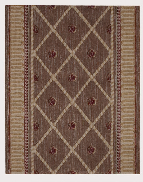 Hall & Stair Runners Ashton House Amber A03 Camel - Taupe & Ivory - Beige Machine Made Rug