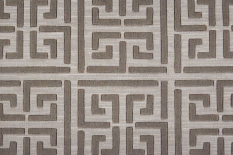 Custom Rugs, Runners & Rounds Euro Collection Athens - Battleship Lt. Grey - Grey & Ivory - Beige Machine Made Rug