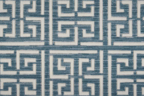 Custom & Wall to Wall Euro Collection Athens - Marina Lt. Blue - Blue & Medium Blue - Navy Machine Made Rug