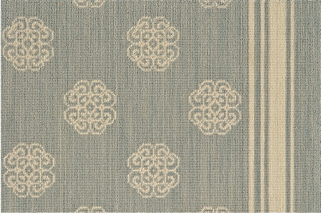 Custom & Wall to Wall Fashion Pointe 3 New Asiana - Gulf Lt. Grey - Grey & Ivory - Beige Machine Made Rug