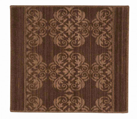Custom Rugs, Runners & Rounds Victoria Yorkshire Kona Ivory - Beige & Lt. Brown - Chocolate Machine Made Rug