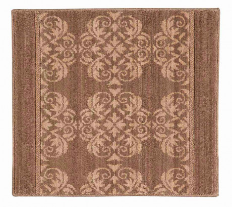 Custom & Wall to Wall Victoria Yorkshire Thistle Camel - Taupe & Lt. Brown - Chocolate Machine Made Rug