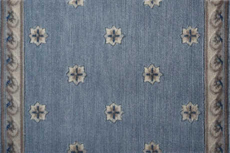 Custom Rugs, Runners & Rounds Somerset Regency Blue Medium Blue - Navy & Lt. Blue - Blue Machine Made Rug