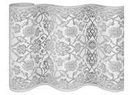 Hall & Stair Runner Rugs Vivar Vivar Pearl CB13/0003A Lt. Grey - Grey & Ivory - Beige Machine Made Rug