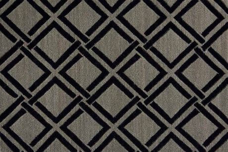 Custom Rugs, Runners & Rounds Mediterranean MEDITERRANEAN SPARTA SPRTA DELPH-B Lt. Grey - Grey & Black - Charcoal Machine Made Rug