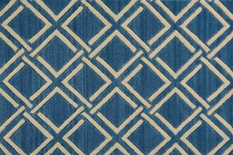 Custom Rugs, Runners & Rounds Mediterranean MEDITERRANEAN SPARTA SPRTA OCEAS-B Lt. Blue - Blue & Lt. Grey - Grey Machine Made Rug