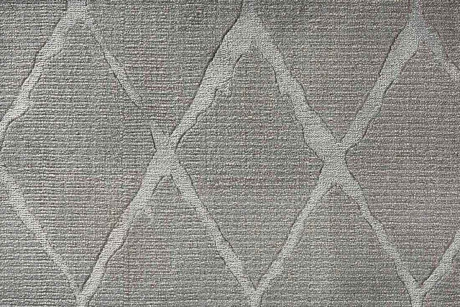 Custom & Wall to Wall Twilight TWILIGHT TRELLIS TWTRL MERCURY-B Lt. Grey - Grey Machine Made Rug