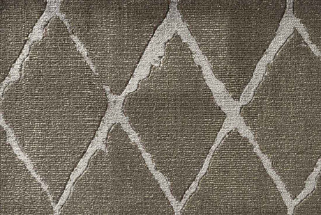 Custom Rugs, Runners & Rounds Twilight TWILIGHT TRELLIS TWTRL TRUFFLE-B Lt. Grey - Grey & Lt. Brown - Chocolate Machine Made Rug