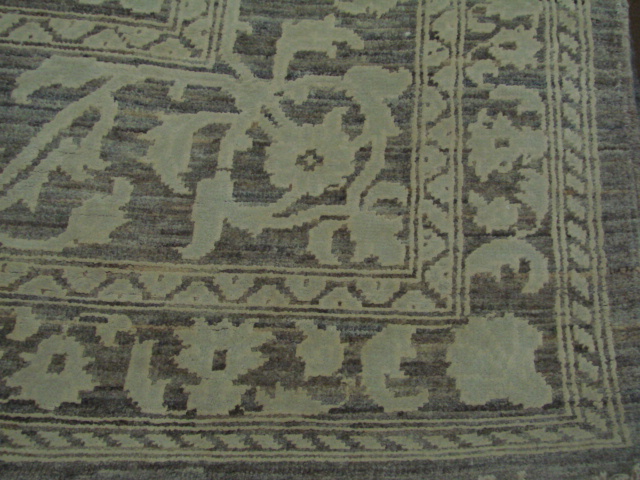 Transitional & Casual Rugs Noor Silk 21828 Ivory - Beige Hand Knotted Rug