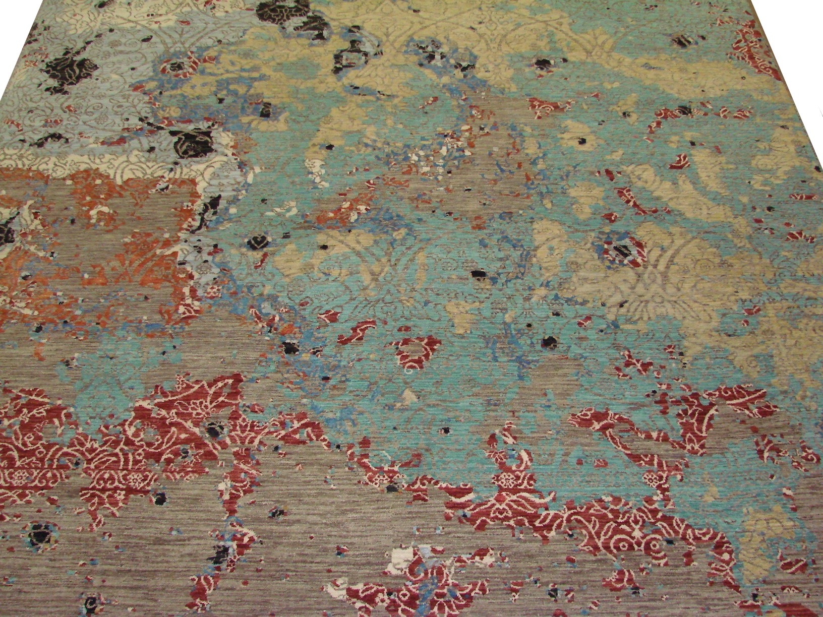 Contemporary Rugs & Transitional Rugs Jankat 21721 Multi Hand Knotted Rug